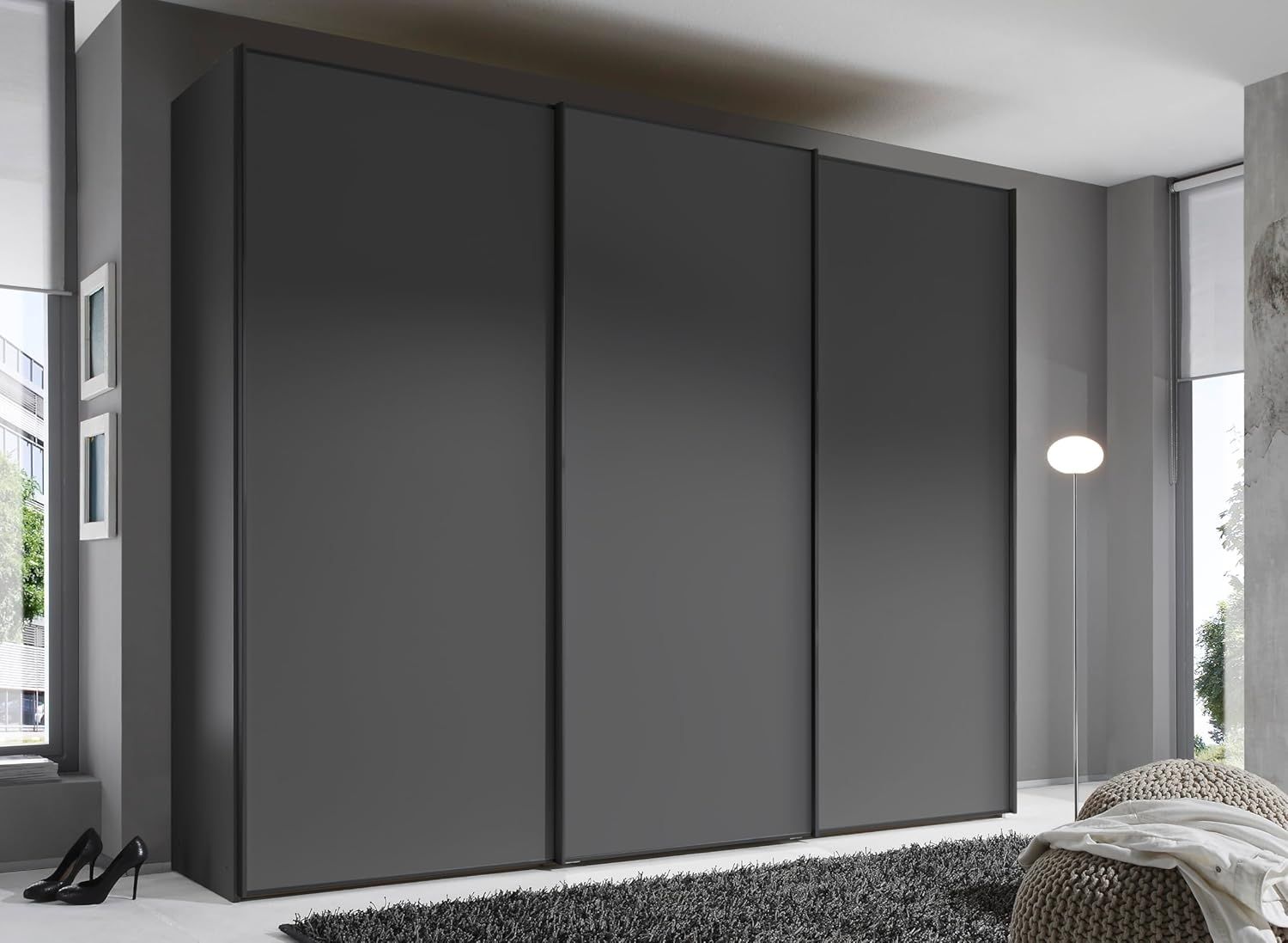 Staud Schwebetürenschrank, Holzwerkstoff, Vulkan, Classic, 240cm / 280cm / 68 cm (H/B/T) Bild 1