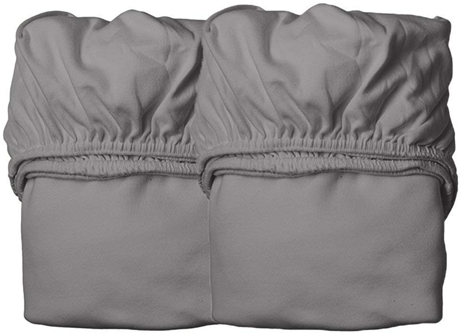 Leander Laken für Babybett 2 Stk, grau Bild 1