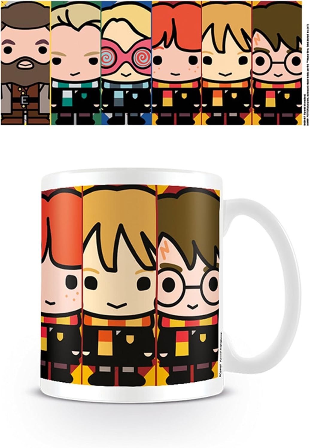 empireposter Harry Potter Kawaii, Witches & Wizards Größe (cm), ca. Ø8,5 H9,5 Lizenz Tasse, NEU Beschreibung: Harry Potter Keramik Tasse, weiß, bedruckt, Fassungsvermögen 320 ml, offiziell lizenziert, spülmaschinen und mikrowellenfest Bild 1
