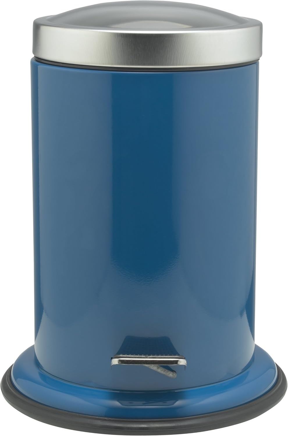 Sealskin Abfalleimer Acero, Kosmetikeimer aus Edelstahl, Farbe: Blau, Inhalt: 3 L Bild 1
