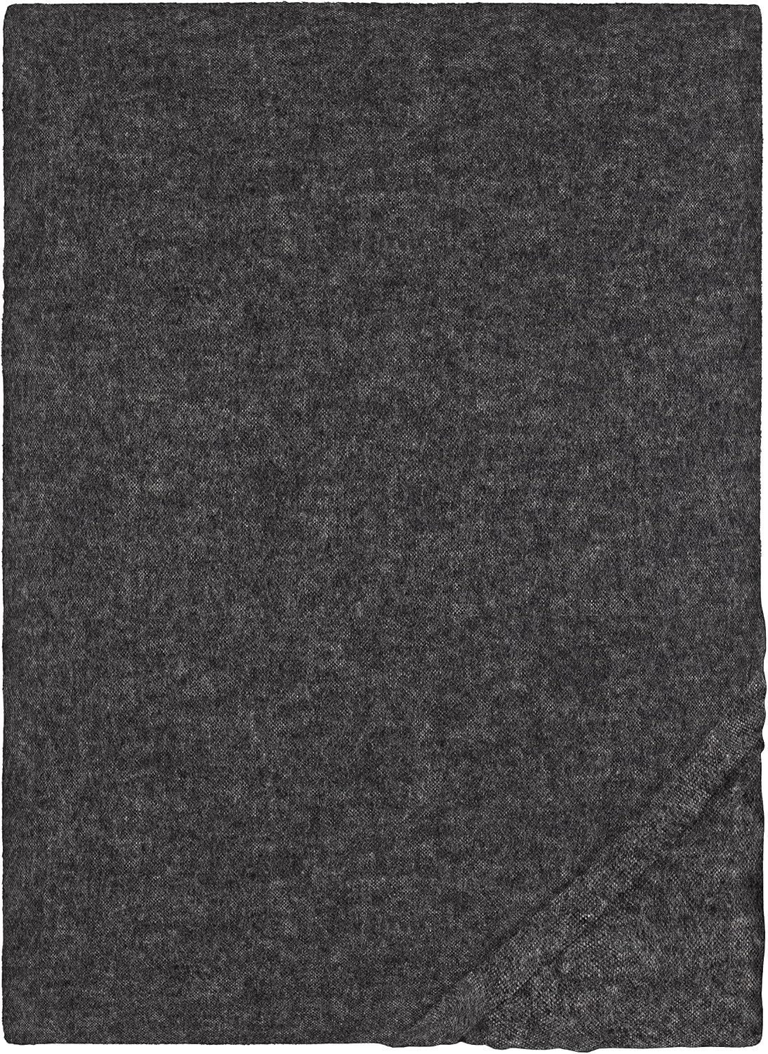 biberna Melange-Flanell Spannbetttuch 0841380 MELANGE UNI, titanium, 1x 180x200 cm - 200x200 cm Bild 1