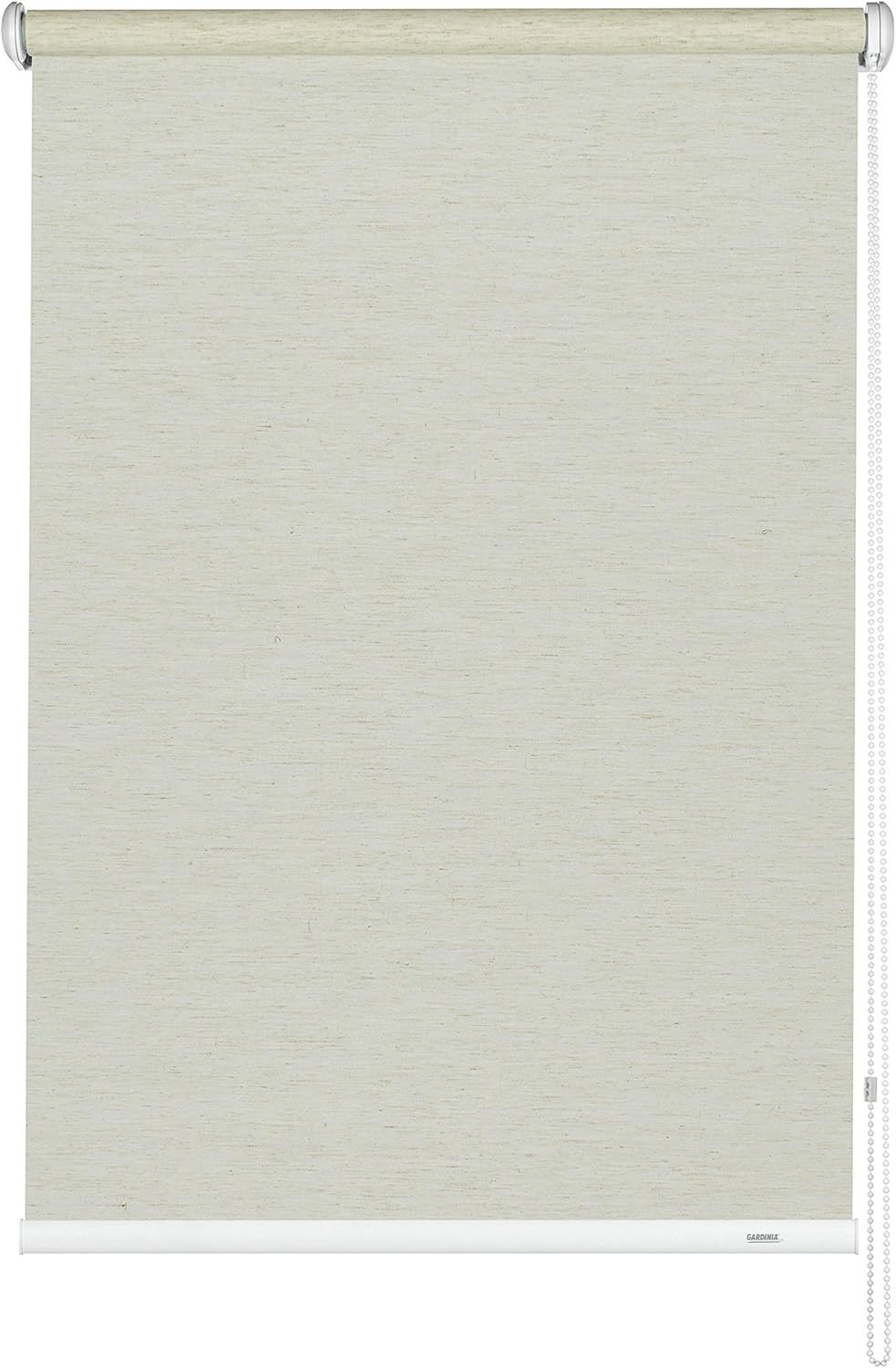 Gardinia Seitenzug Rollo lichtdurchlässig, blickdicht, mit Bedienkette, Silvalin Natur, 180x162 cm Bild 1