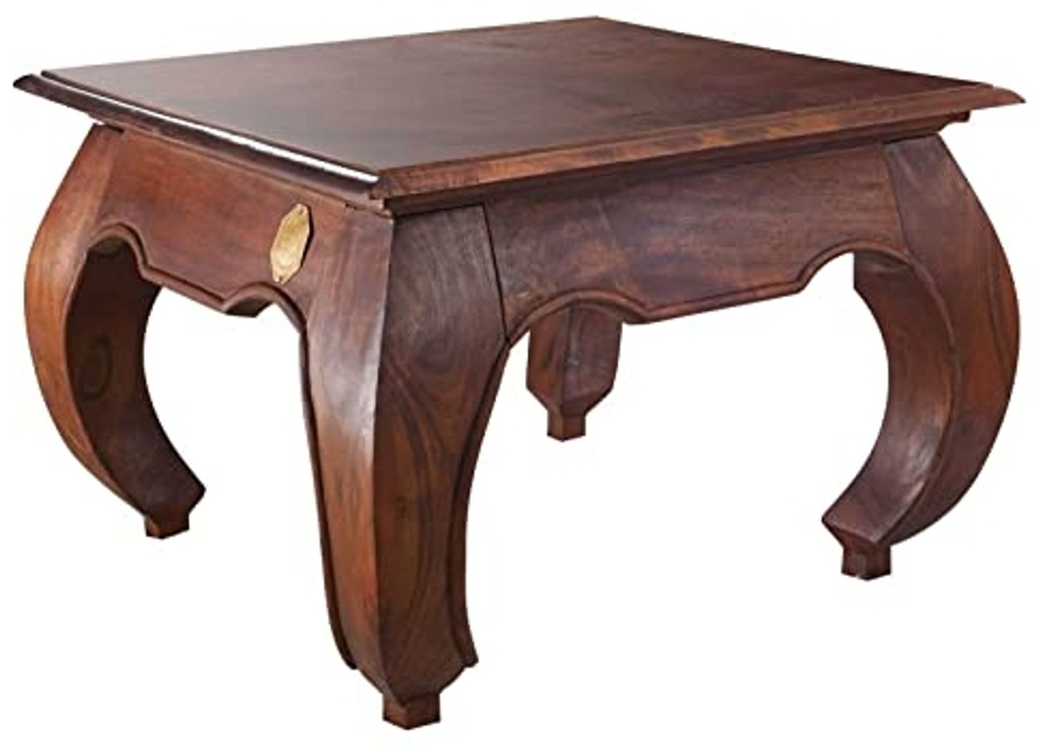 Couchtisch Akazie 60x60x40 nougat lackiert OPIUM #612 Bild 1