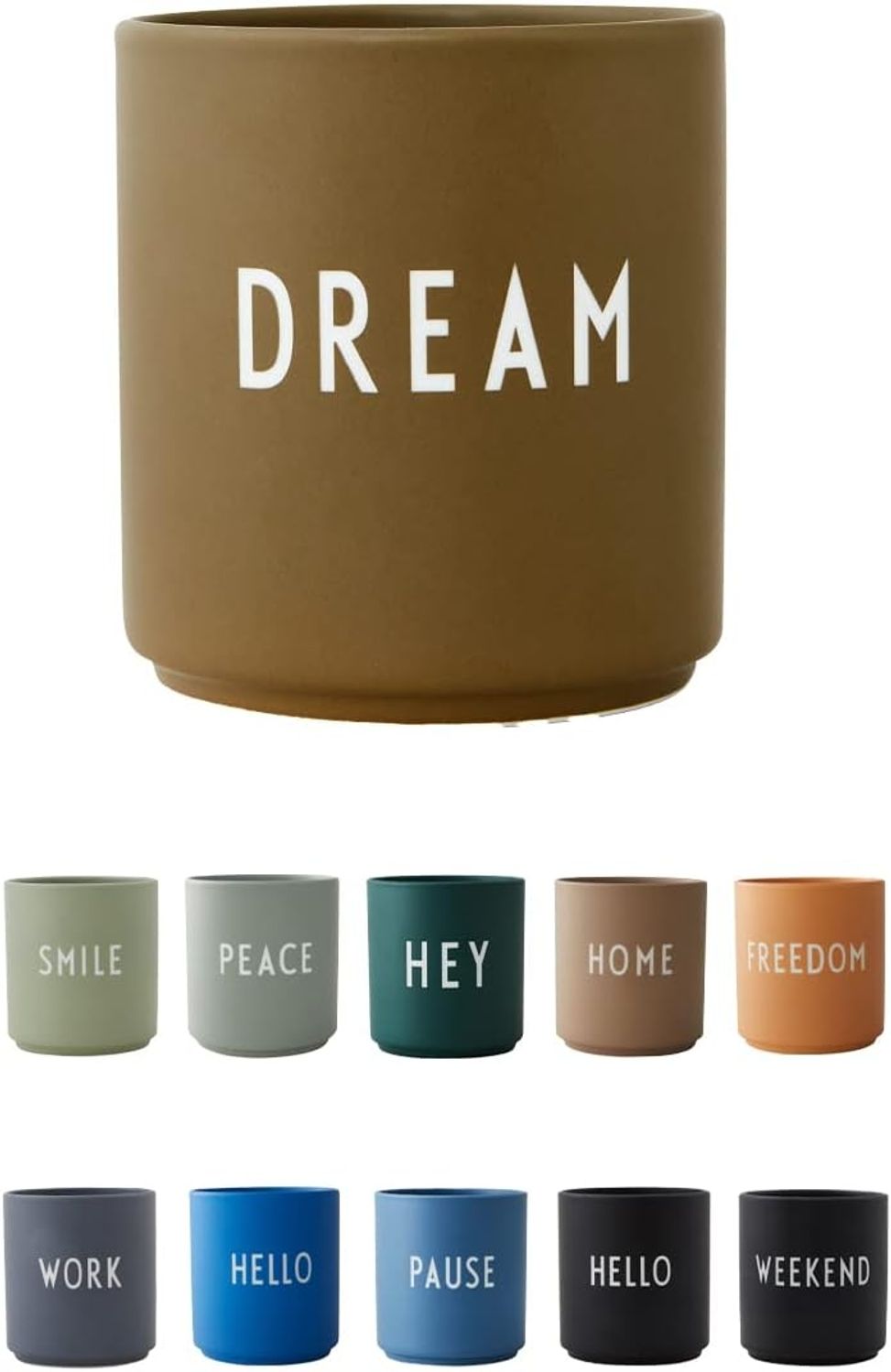 Design Letters Becher Favourite Cup Dream 10101002OLIVEDREAM Bild 1