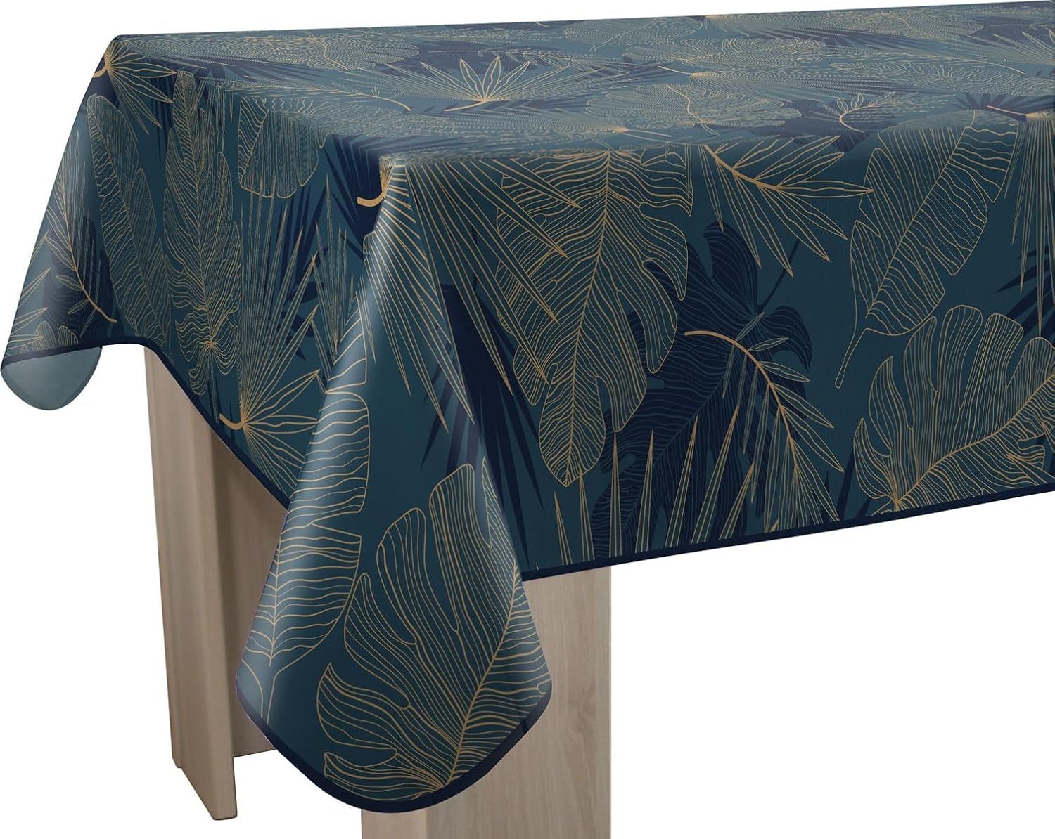 Le linge de Jules Tischdecke, schmutzabweisend, Olinda, blau, rechteckig, 150x240 cm Bild 1