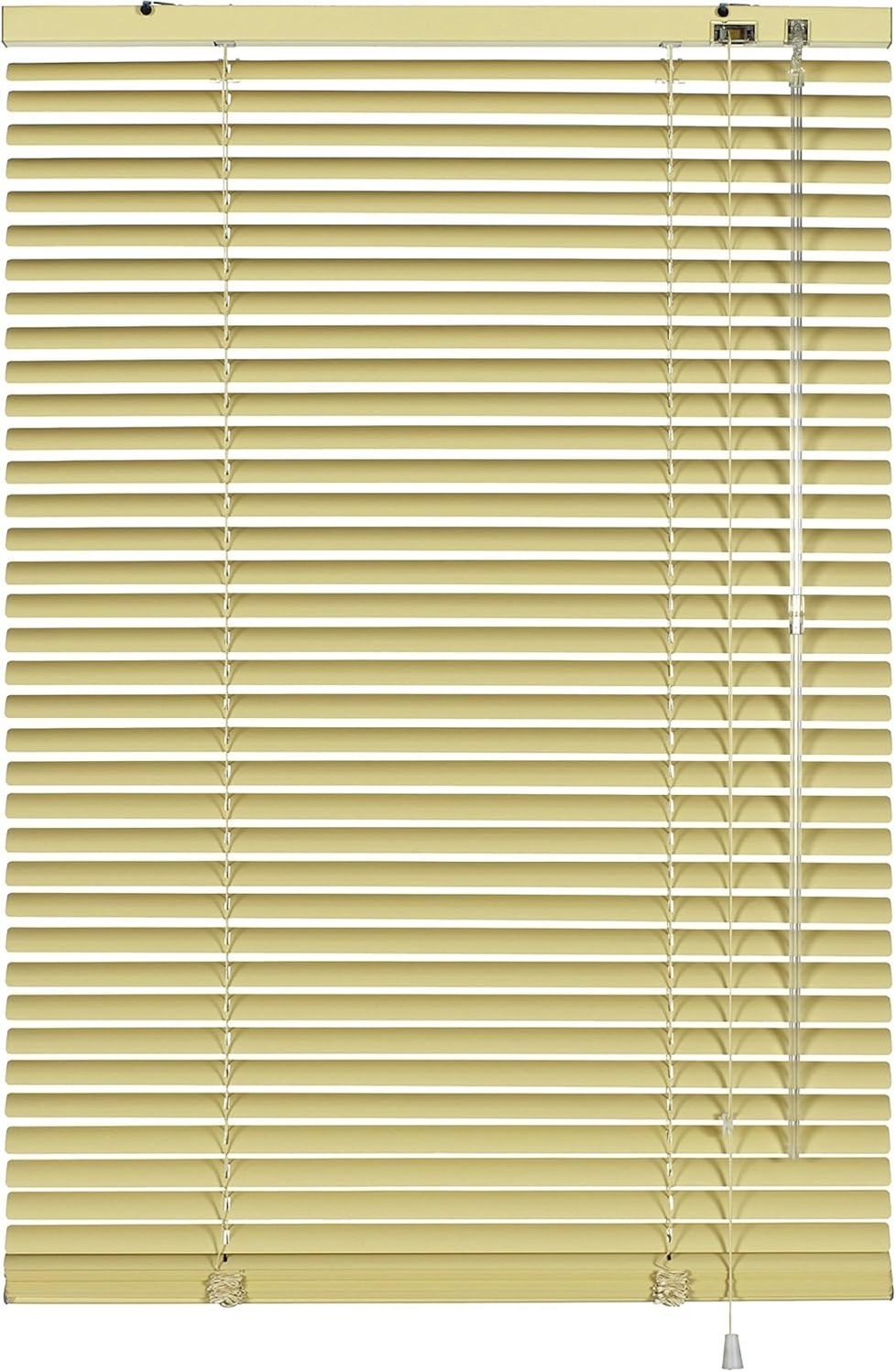 GARDINIA Alu-Jalousie, Sicht, 25 mm, Beige, 175x50 cm Bild 1