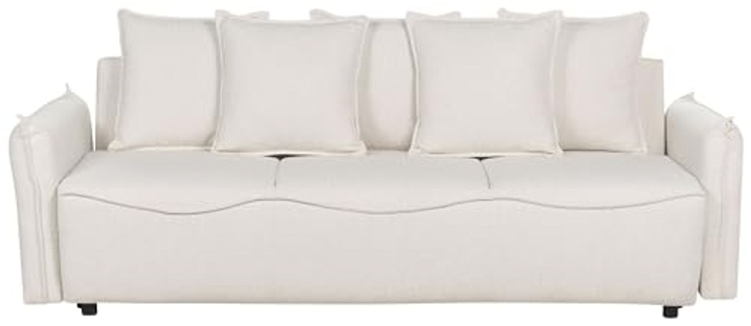 Schlafsofa KRAMA Cremeweiß Bild 1