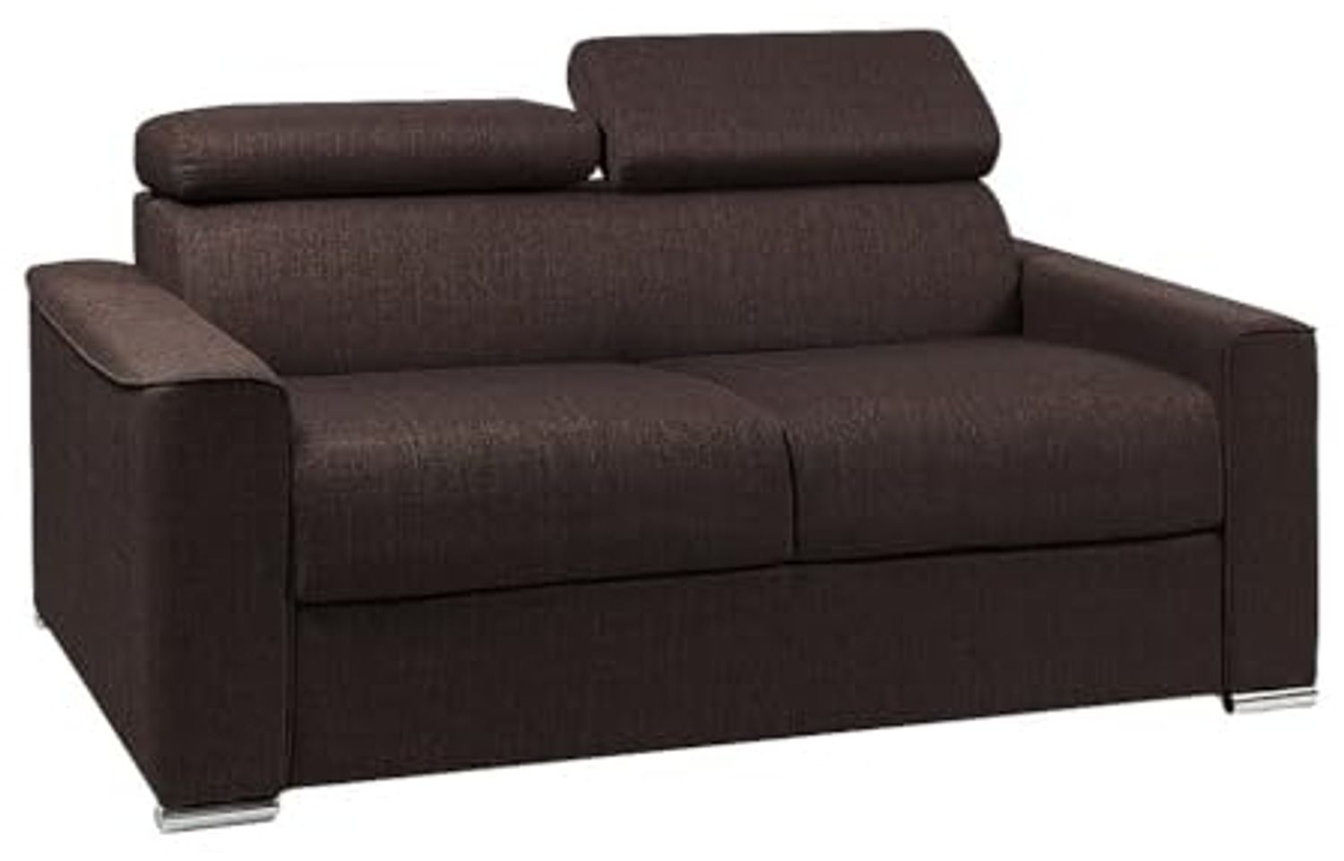 Vente-unique - VIZIR Sofa Stoff Braun - B 223 cm94 cm x H 110 cm95 cm x L 196 cm Bild 1