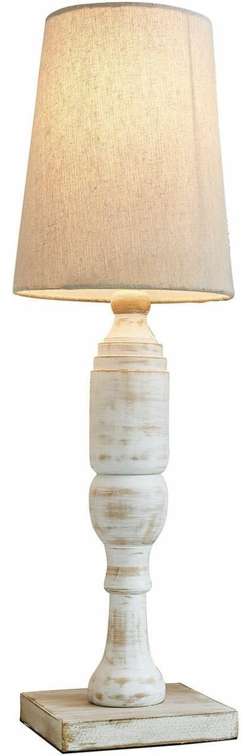 Mirabeau Tischleuchte Tischlampe Yernisto antikweiß Bild 1