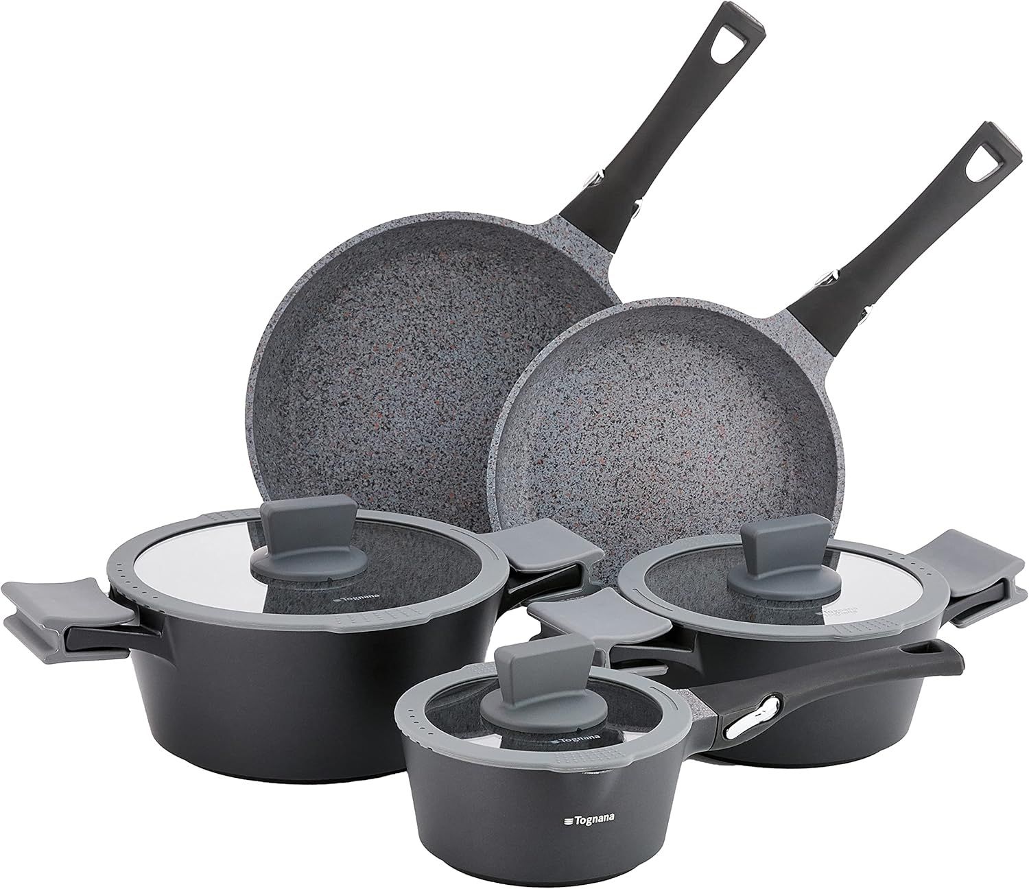 Tognana ehrgeizige Batterie, Aluminium-Druckguss, schwarz Bild 1