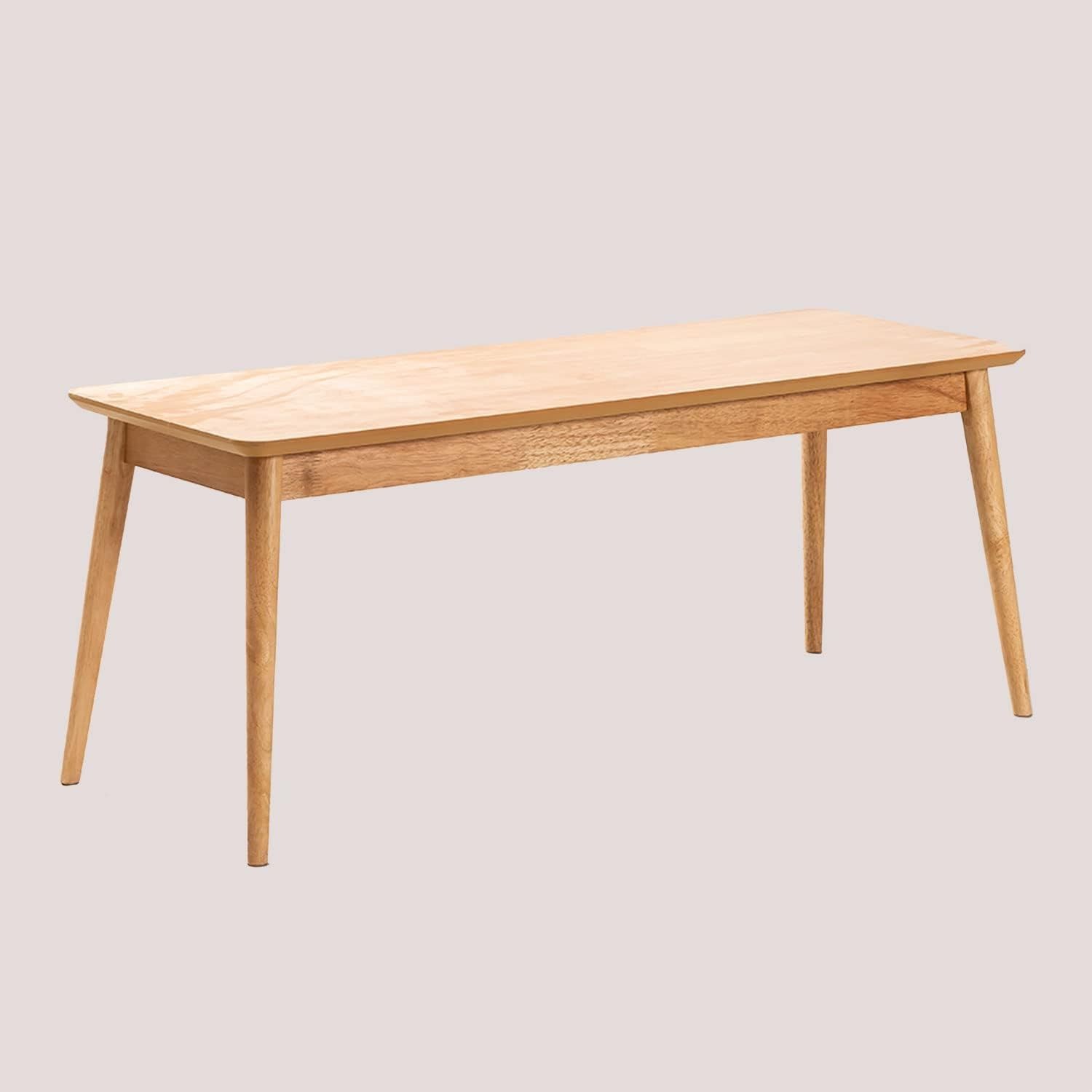 SKLUM Bank Betta aus Holz Kautschuk-Holz - Braun Natur - Sklum Bild 1