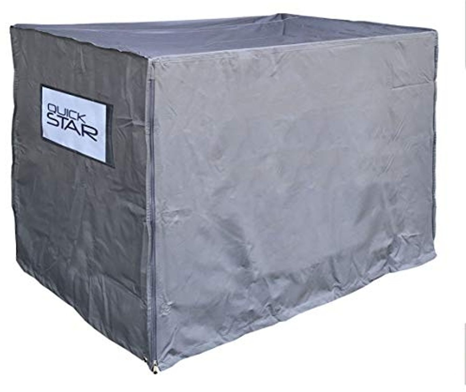 Gitterbox Abdeckung 125 x 85 x 87 cm Grau Schutzhülle Abdeckplane asche Bild 1