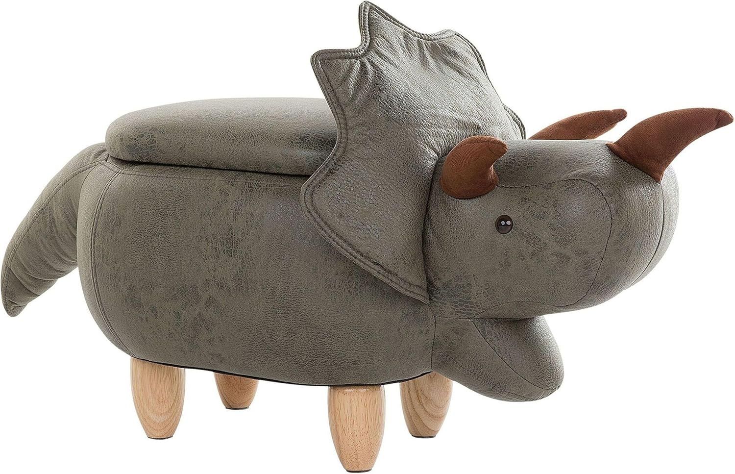 Hocker TRICERATOPS Dunkelgrün Bild 1