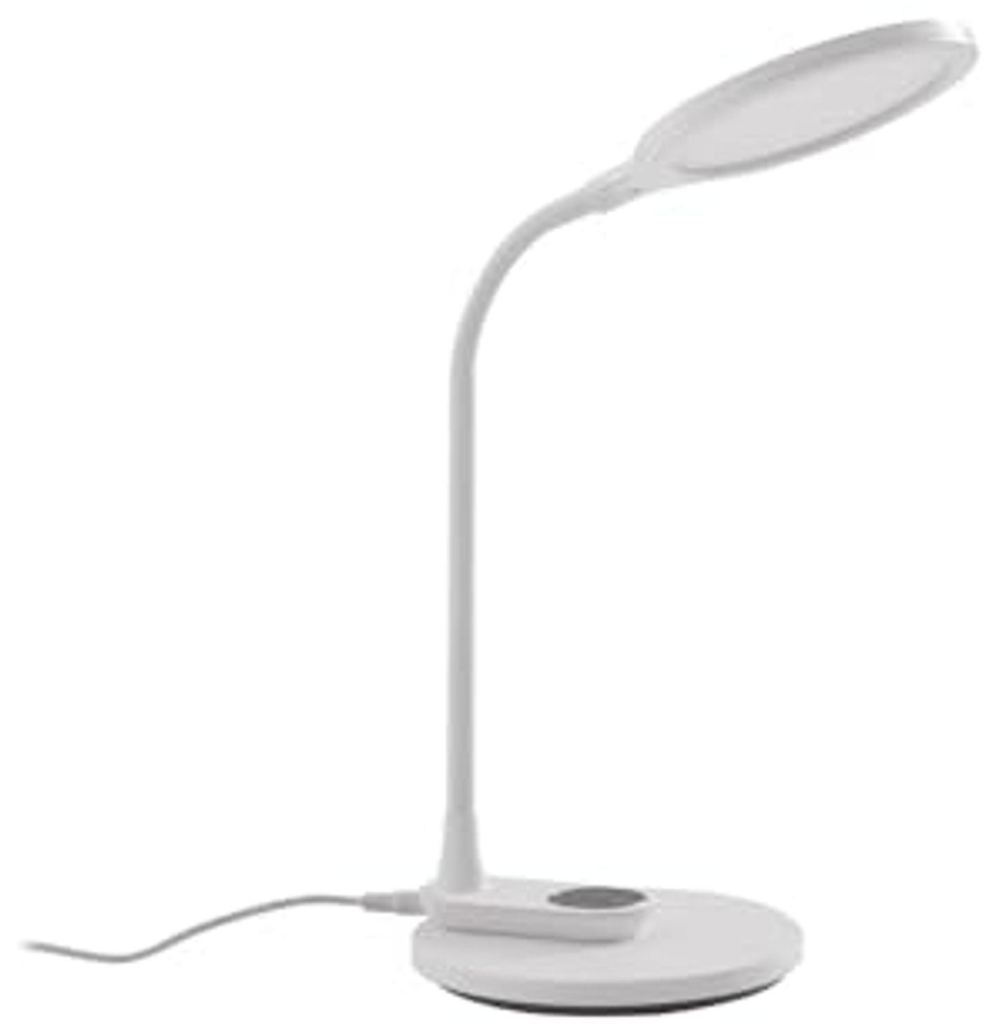 Lindby Schreibtischlampe Valtaria, LED, Kunststoff Weiß Farbwechsel warmweiß / tageslicht IP20, 1 x 7,2 W LED, Farbwechsel warmweiß / tageslicht Bild 1