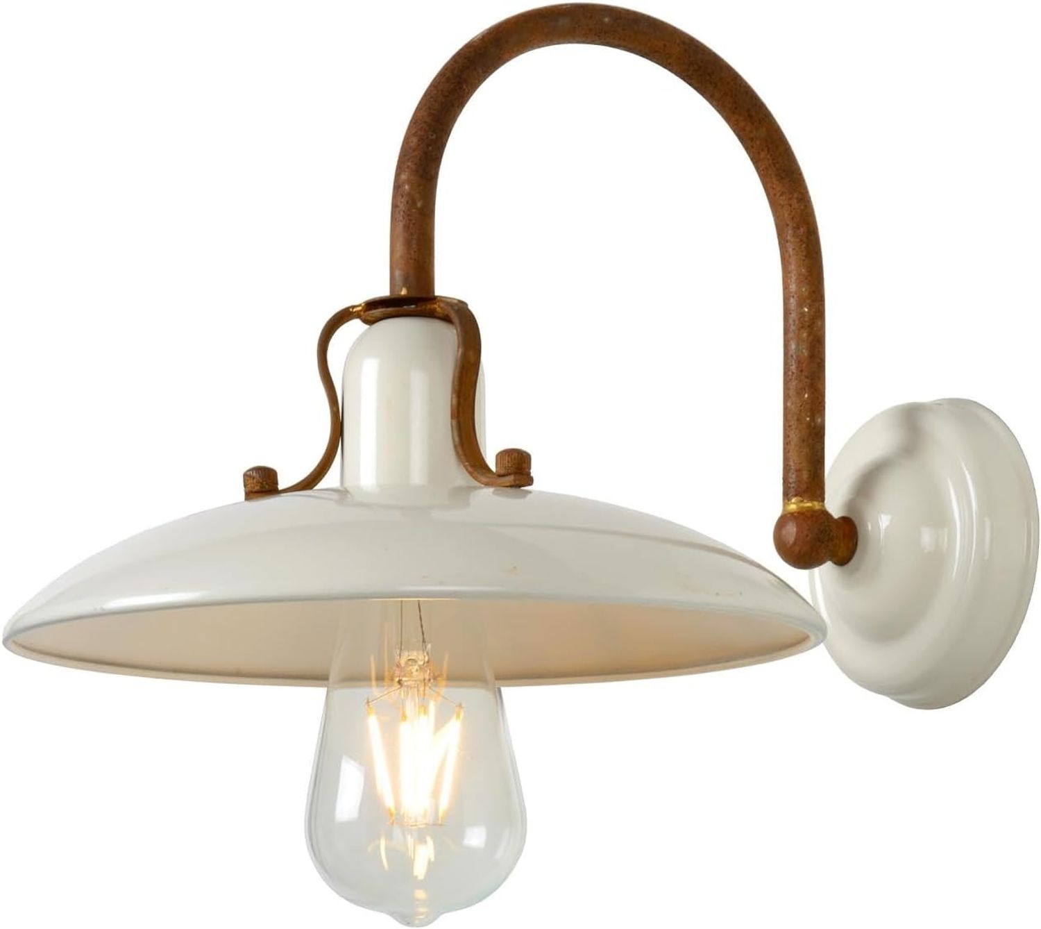 LUCIDE RÖMER - Wandleuchte - 1xE27 - Beige Bild 1