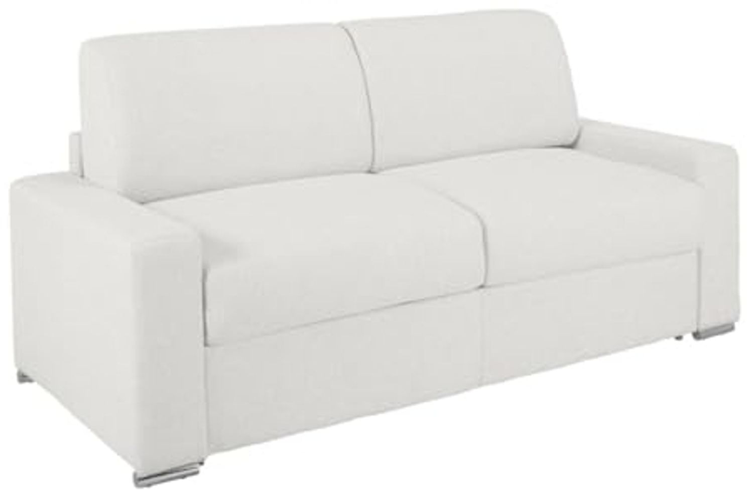Vente-unique - CALITO Sofa Kunstleder Weiß - B 223 cm94 cm x H 99 cm x L 174 cm Bild 1