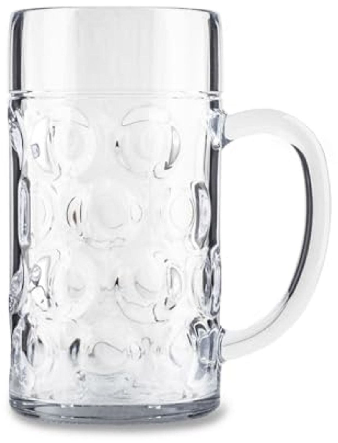 Bierseidel, Bierkrug 0,5 l, SAN, glasklar, Füllstrich, stapelbar, bruchsicher Bild 1