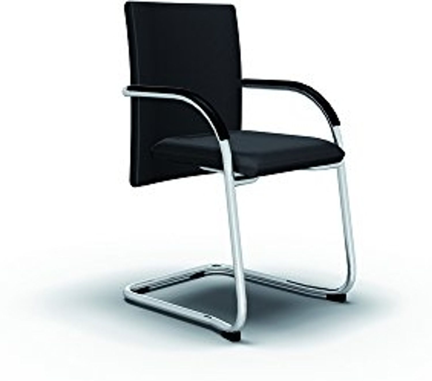 BISLEY Besucherstuhl Classy, Metall, 733 Schwarz, 68 x 60 x 56 cm Bild 1