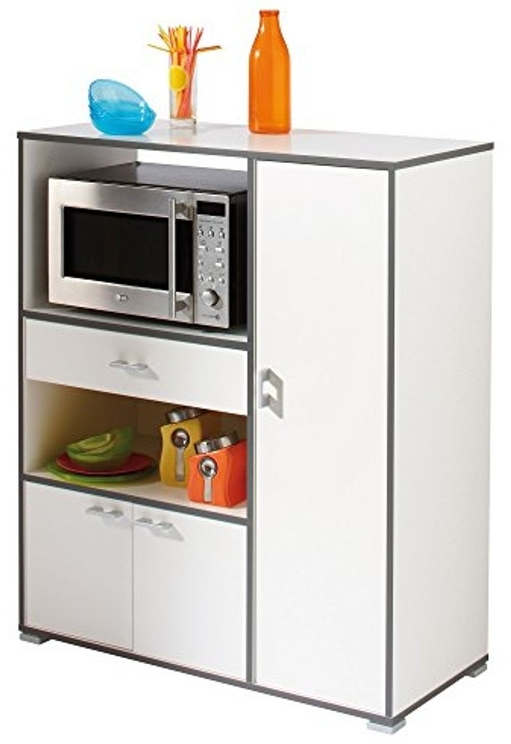 Demeyere Buzz Küchenschrank, Spanplatte und Melamin, Weiss, 90 x 112 x 40 cm Bild 1