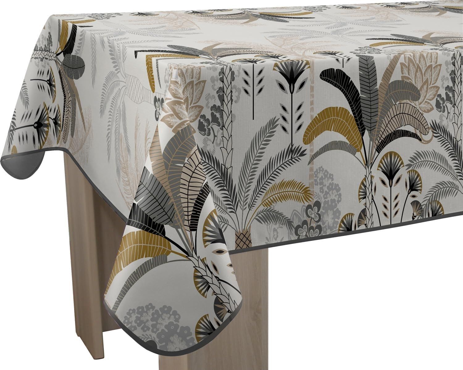 Le linge de Jules Tischdecke, schmutzabweisend, Palmen – rechteckig, 150x240 cm Bild 1