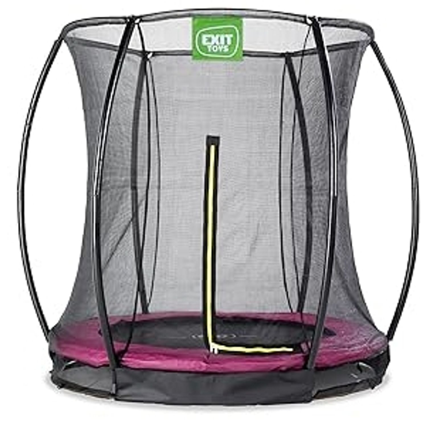 EXIT Trampolin Silhouette Ground 183 cm pink + Netz Bild 1