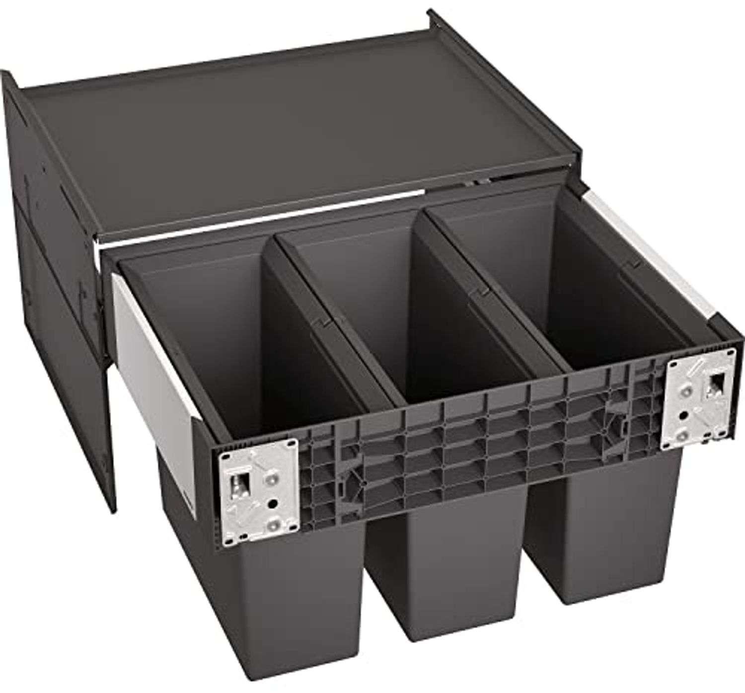 BLANCO 526204 SELECT II 60/3 Abfallsystem 45 (3x 15) Liter für 60 cm Schrankbreite / Frontanbindung Bild 1