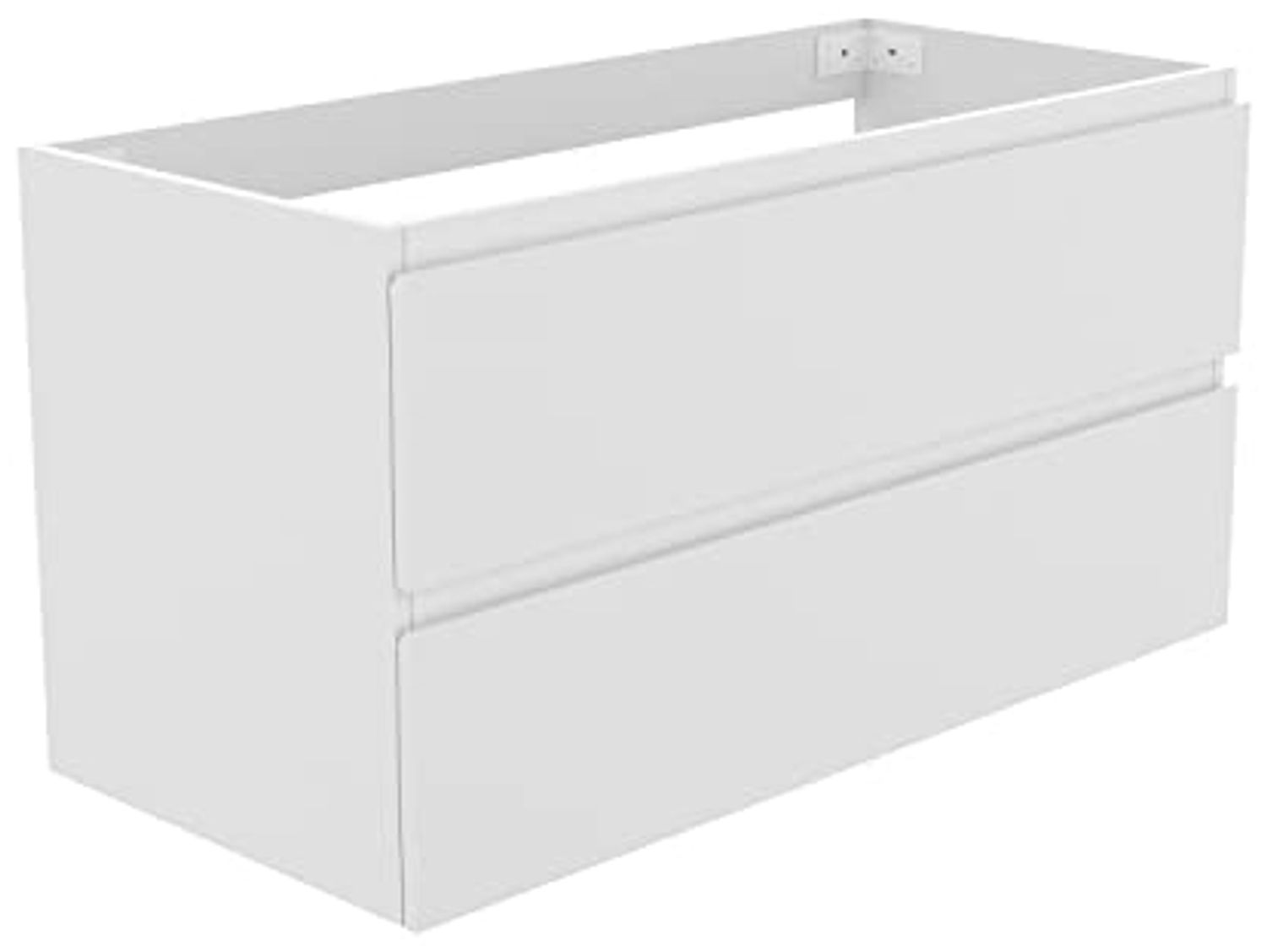 Waschbeckenunterschrank 80 cm Unterschrank Waschtischunterschrank Weiß Bild 1