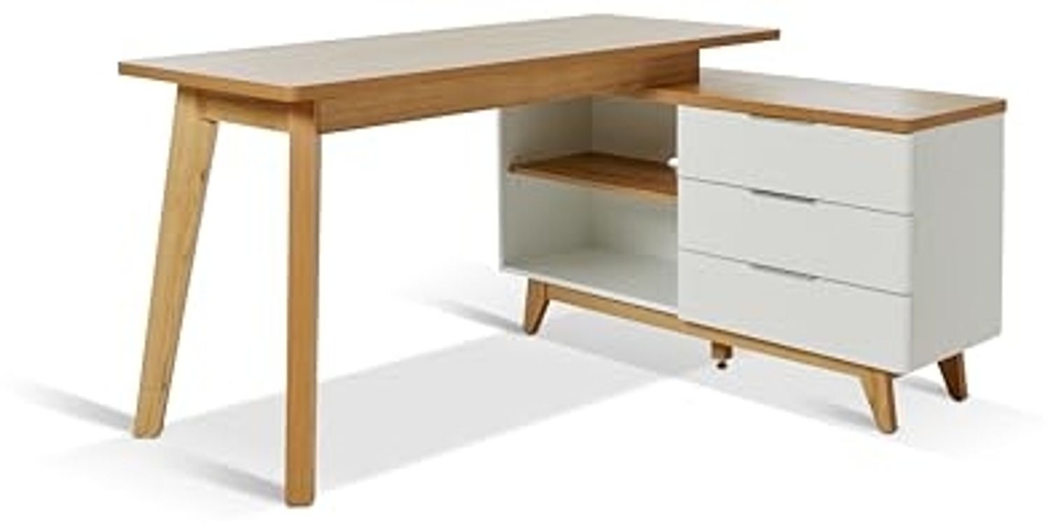 Jahnke Schreibtisch Libre D 240 E KERNEICHE/WS Bild 1