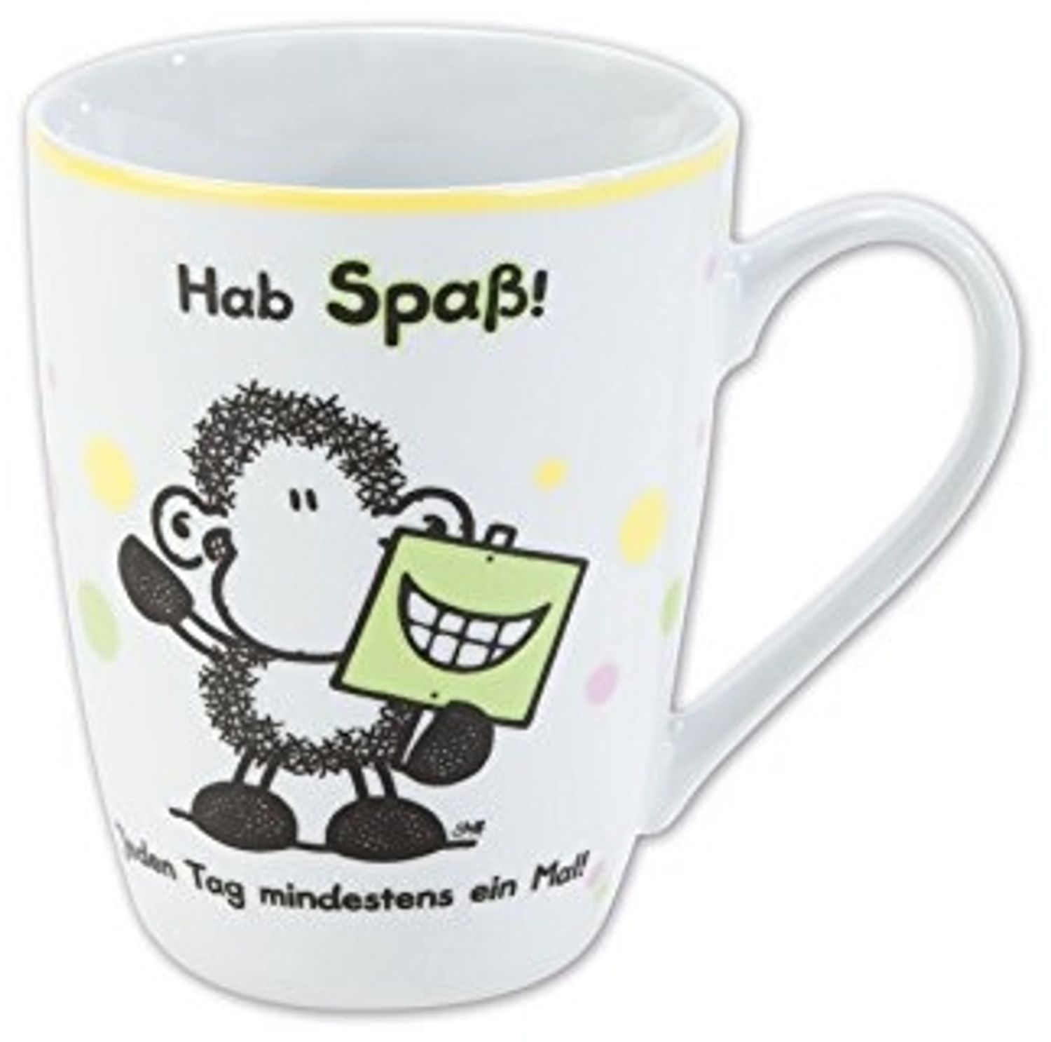 Sheepworld Tasse ''Hab Spaß'' (59242 Nr. 13 alt) Lieblingstasse Kaffeetasse Bild 1