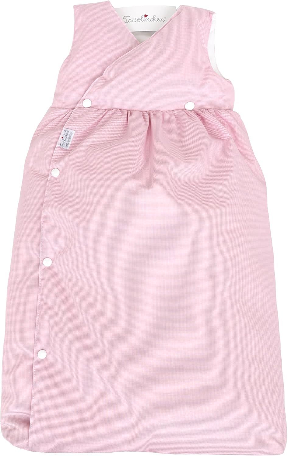 Tavolinchen Babyschlafsack Daunenschlafsack "VichyKaro" Kinderschlafsack - rose - 70cm Bild 1
