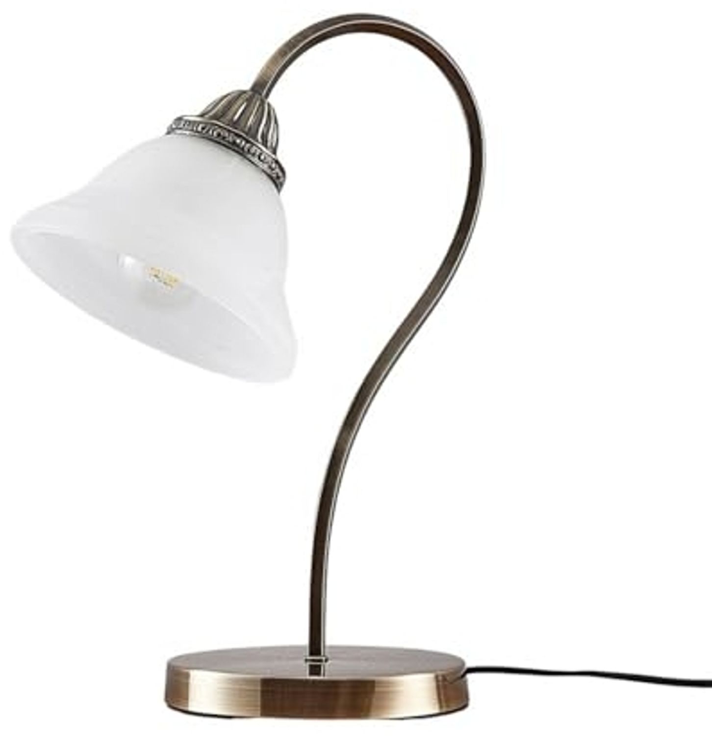 Lindby Tischleuchte Mialina, Glas Bronze IP20, 1 x 60 W Bild 1