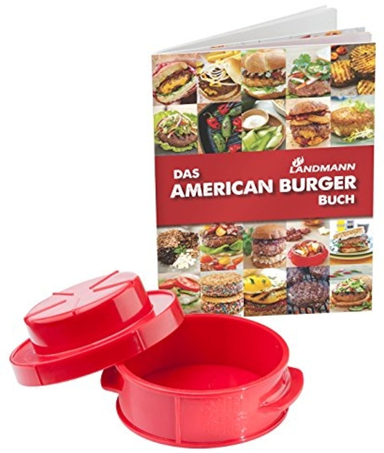 Landmann Selection American Burger Set Burgerpresse 2in1 inkl Rezeptbuch Bild 1