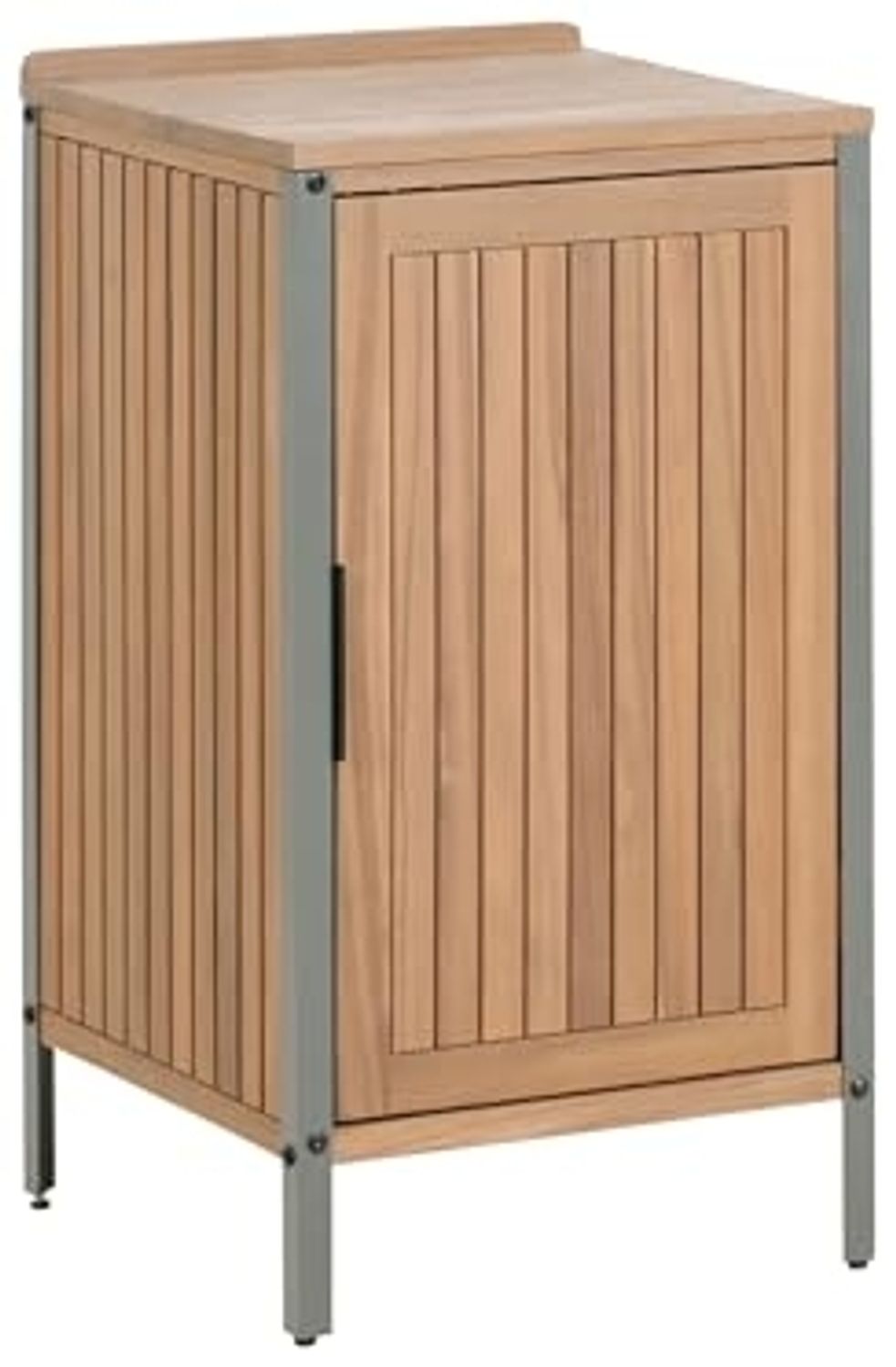 Outdoor-Küchenschrank IVREA zertifiziertes Akazienholz Braun Bild 1