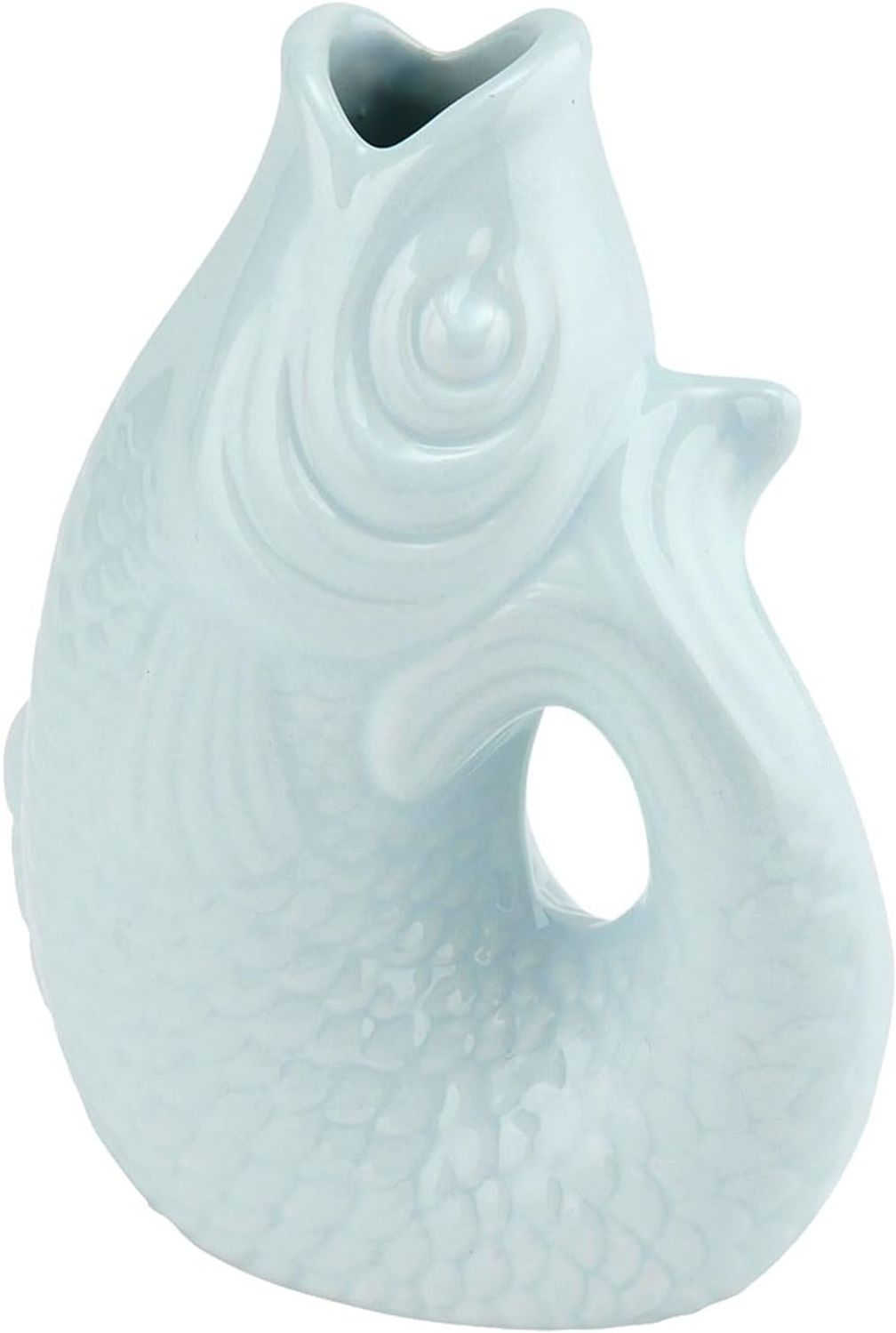 Gift Company Monsieur Carafon Fisch Vase XS blue horizon 0 2 L Bild 1