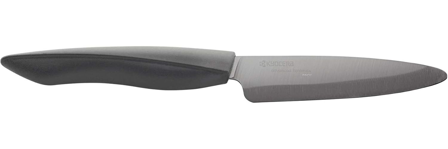 Kyocera ZK-110BK-BK SHIN Keramik-Obst- und Gemüsemesser Keramikmesser, Kunststoff, schwarz Bild 1
