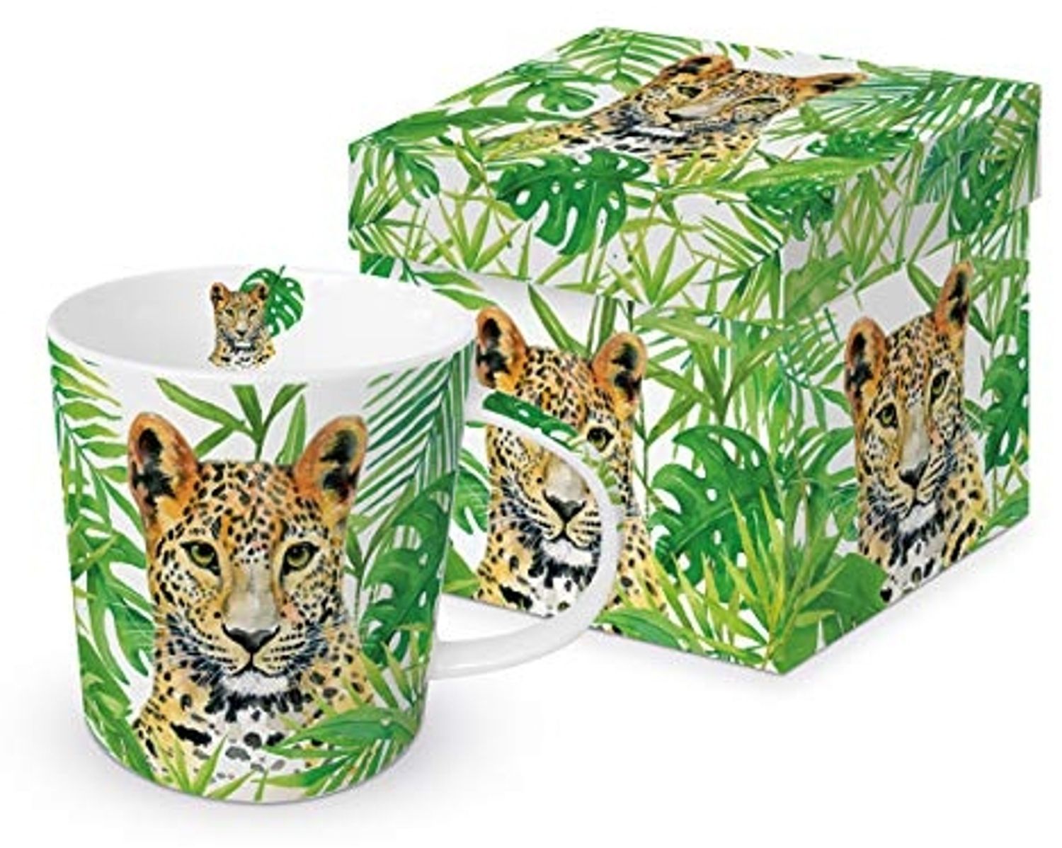 Kaffeebecher Leopard Bild 1