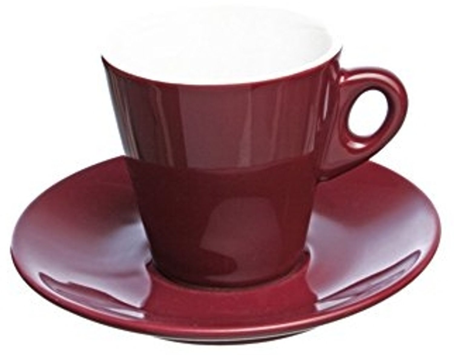 mara TOGNANA Snackschale 4er Set Espressotasse mit Untertassenn, Pflaume Keramik Bild 1