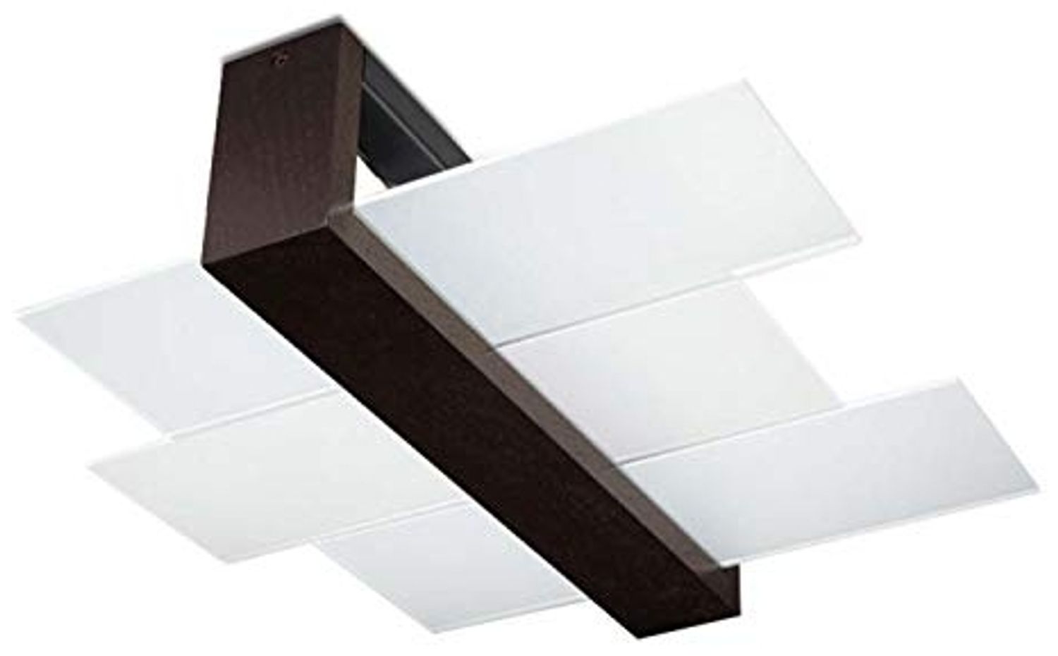 Sollux FENIKS moderne Deckenlampe wenge 2-flg. E27 Bild 1