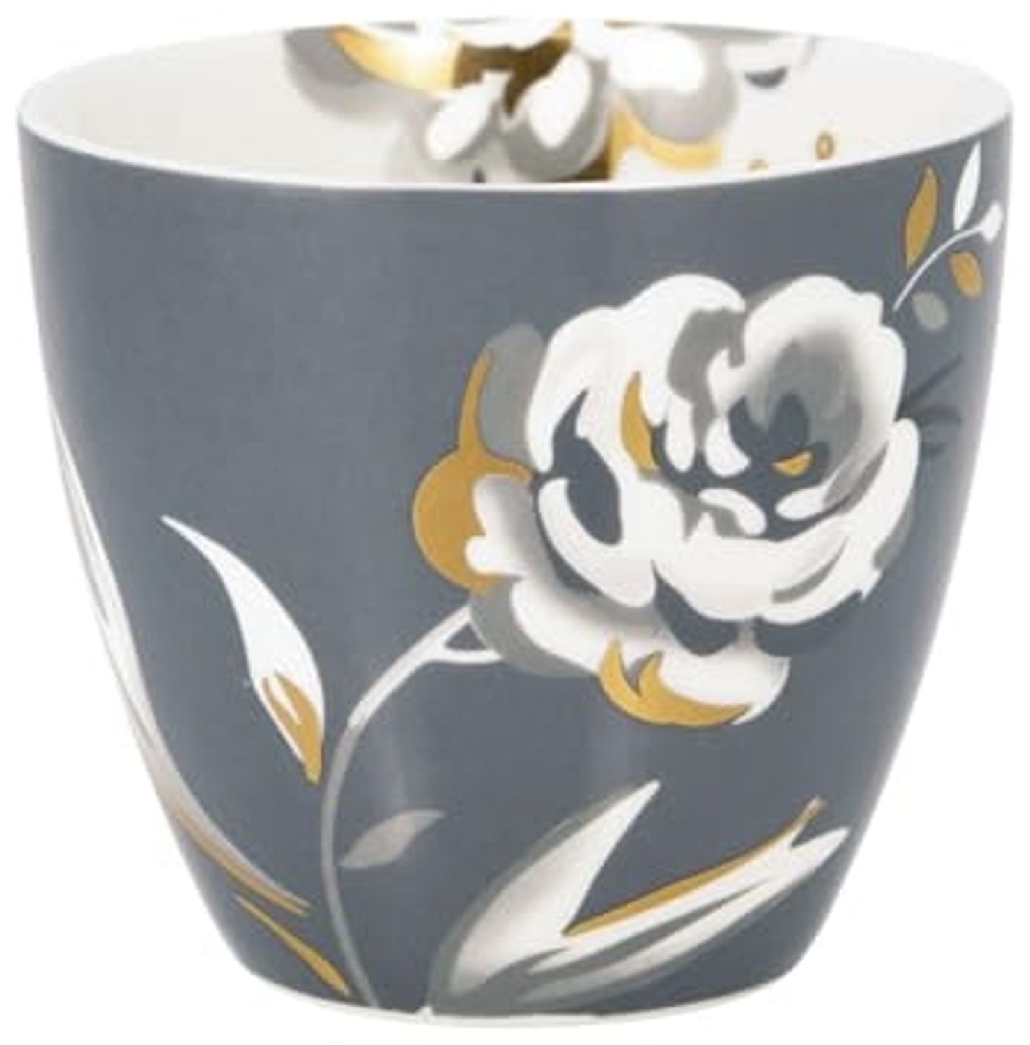 Greengate Aslaug Latte Cup dark grey 0,35l Bild 1
