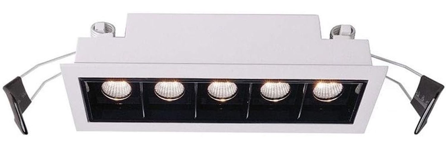 Deko Light Ceti 5 Einbaustrahler LED weiß-matt, schwarz 640lm 2900K >90 Ra 45° Modern Bild 1