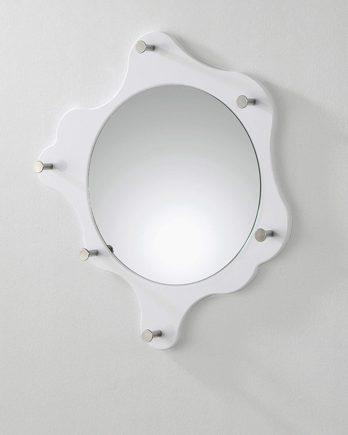 HAKU Möbel Wandgarderobe - weiß-chrom - B. 48cm - HAKU-42387 Bild 1