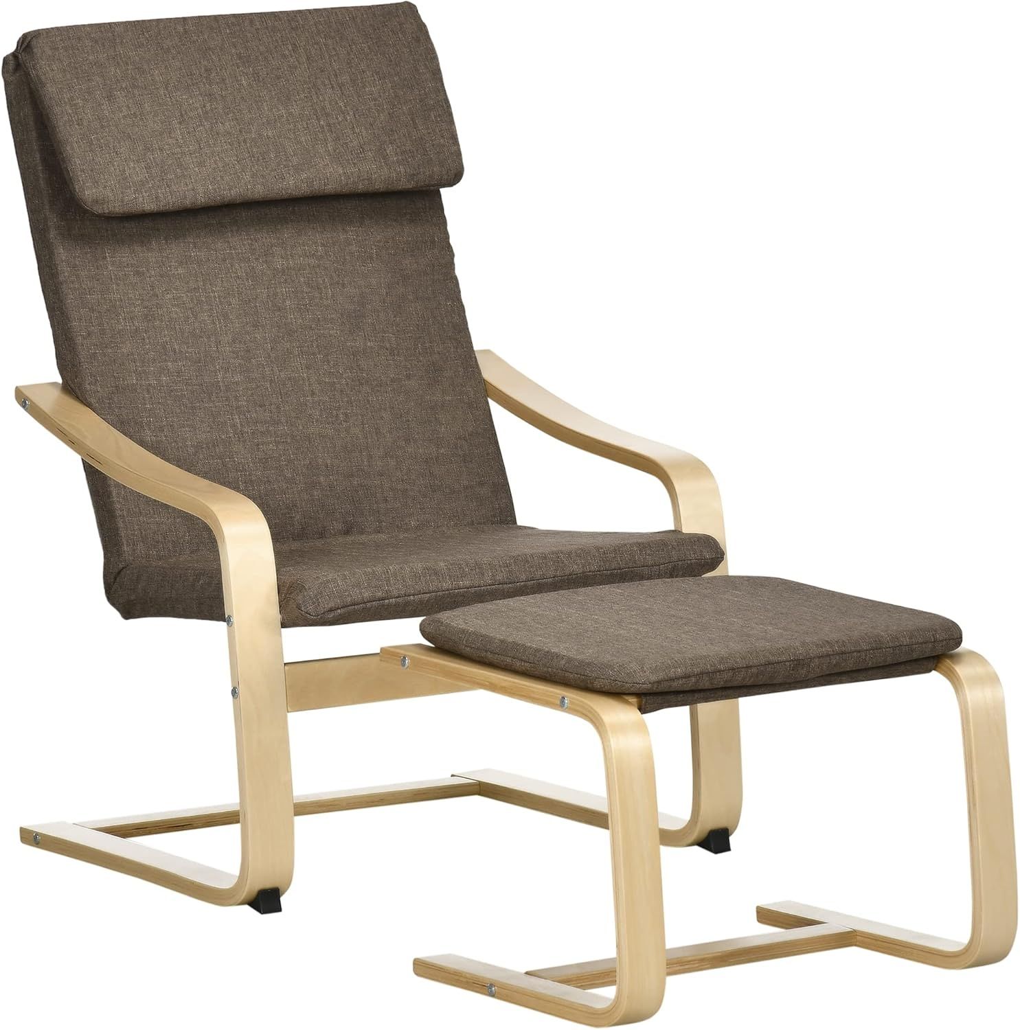 HOMCOM Relaxsessel Ruhesessel mit Armlehne (2-St) Bild 1
