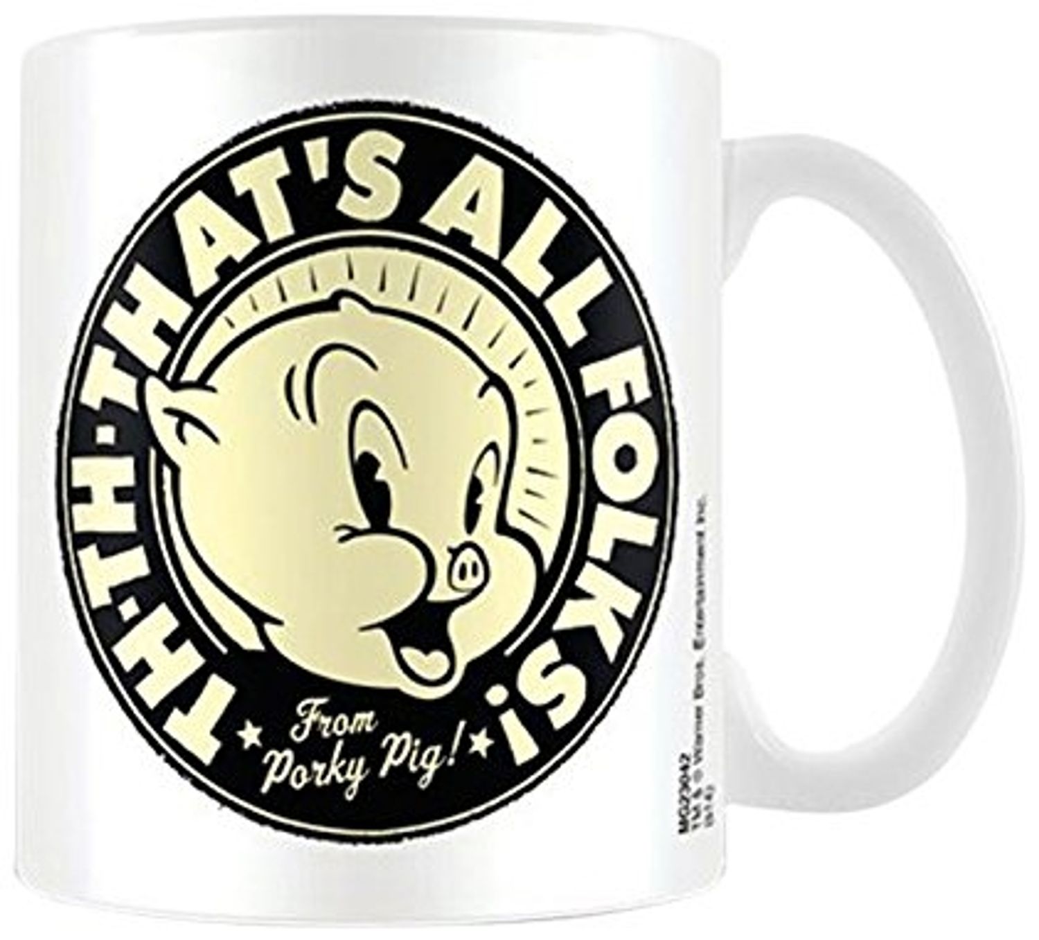 empireposter Looney Tunes That's All Folks Keramik Tasse Größe Ø8,5 H9,5cm Bild 1