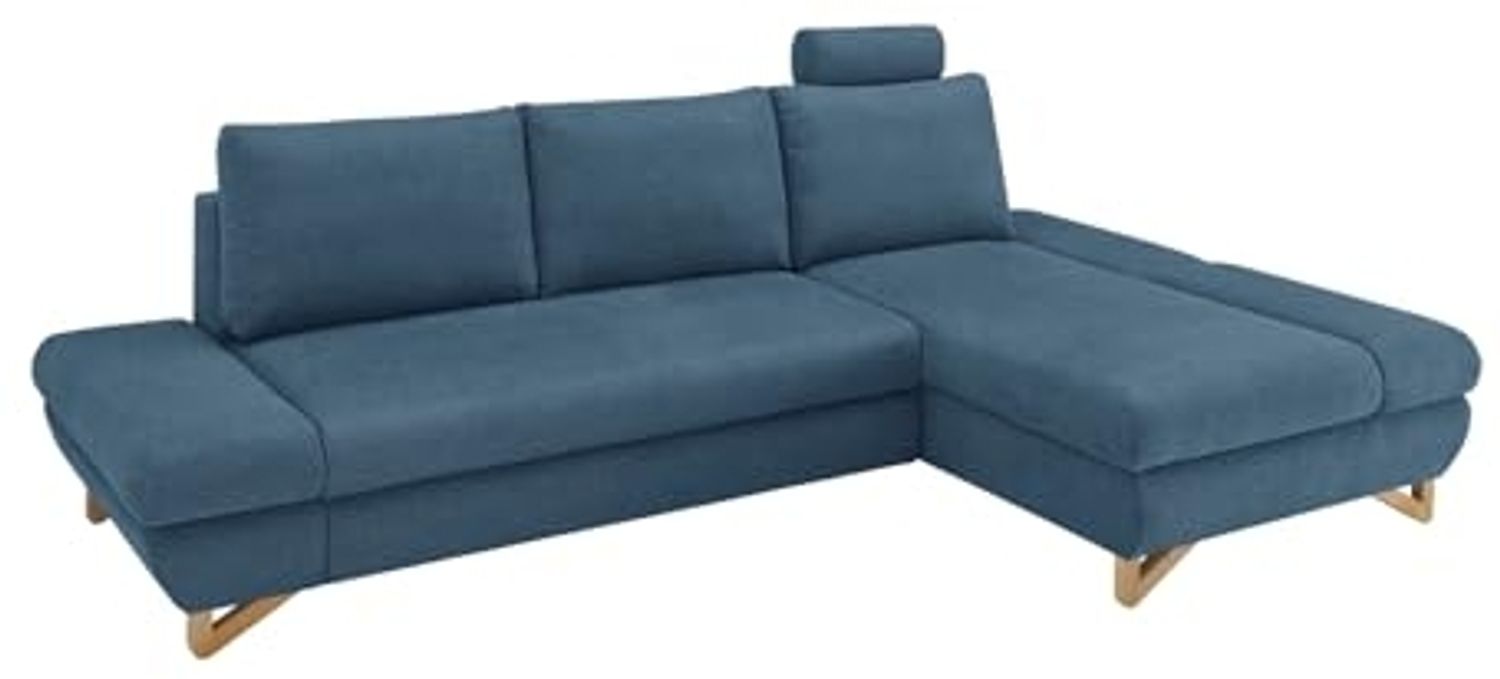 Ecksofa Skalm in blau 284 cm Bild 1