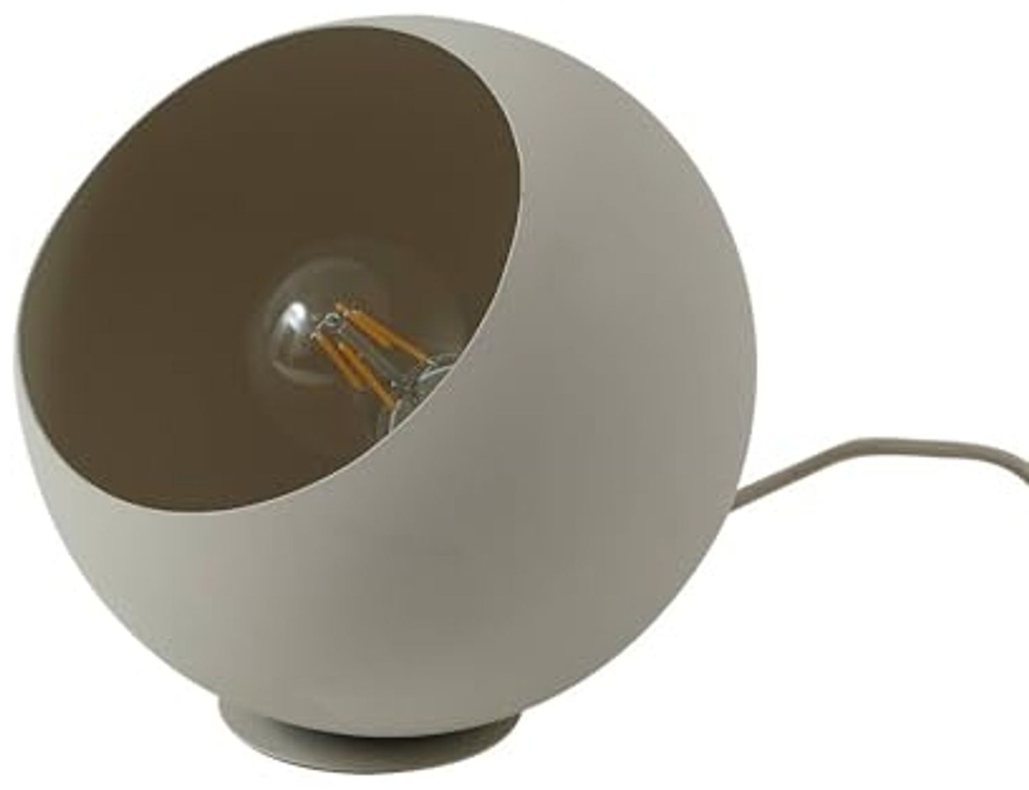 Lindby Tischleuchte Somolia, Metall, Creme IP20, 1 x 15 W LED Bild 1