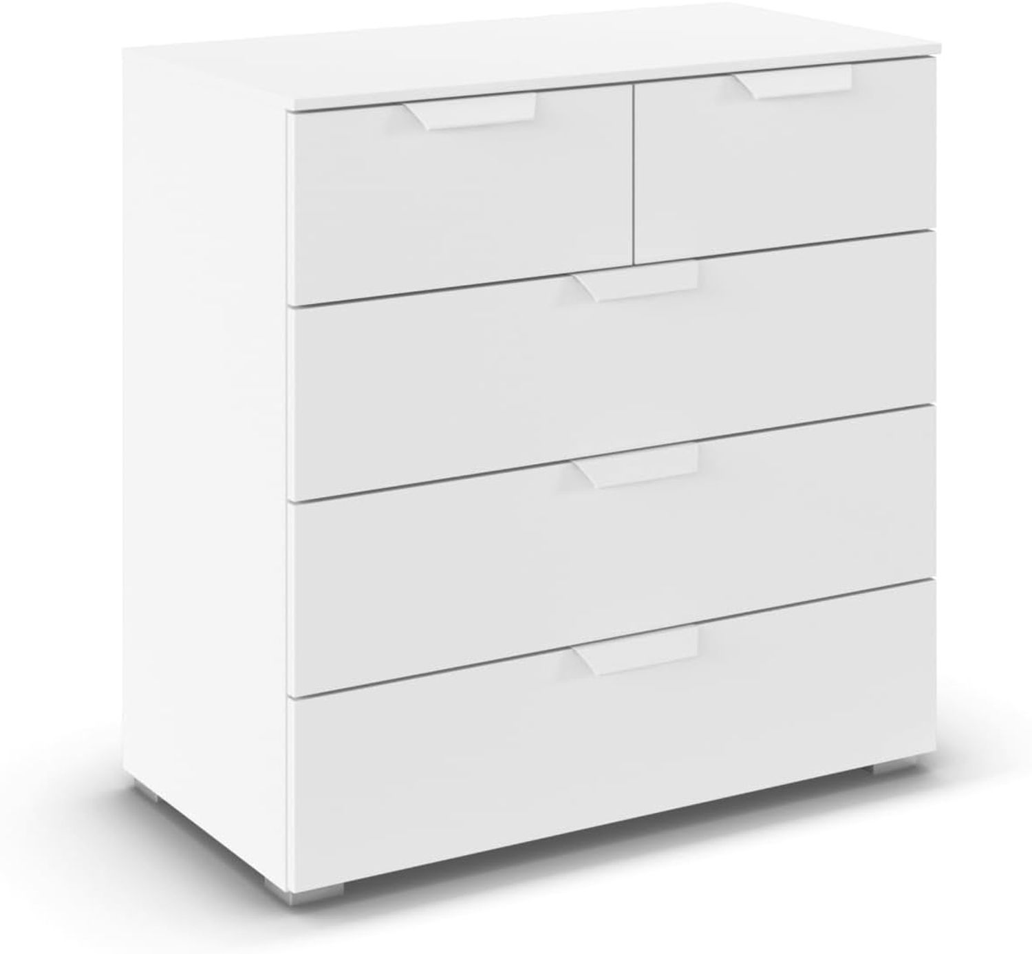rauch Aditio Box, Kommode, 5 Schubladen, mit Softclose-Funktion, Farbe Weiß, BxHxT 80x81x42cm Bild 1