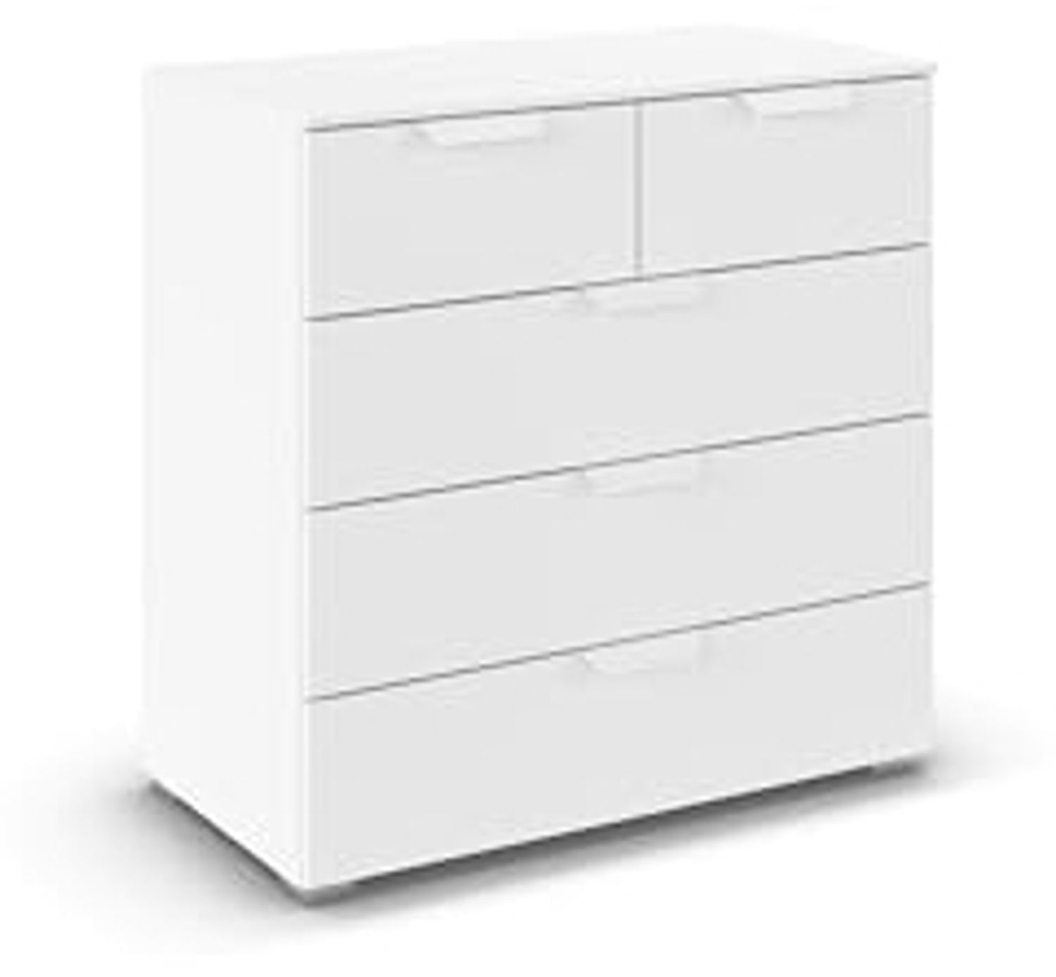 rauch Aditio Box, Kommode, 5 Schubladen, mit Softclose-Funktion, Farbe Weiß, BxHxT 80x81x42cm Bild 1