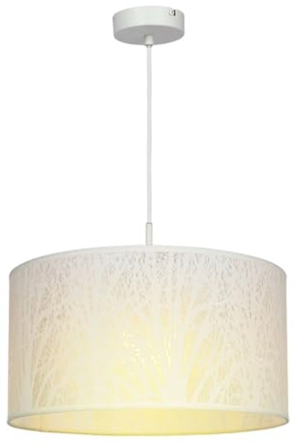 Hängeleuchte, Baum-Dekor, weiß, 38 cm, PINNI Bild 1