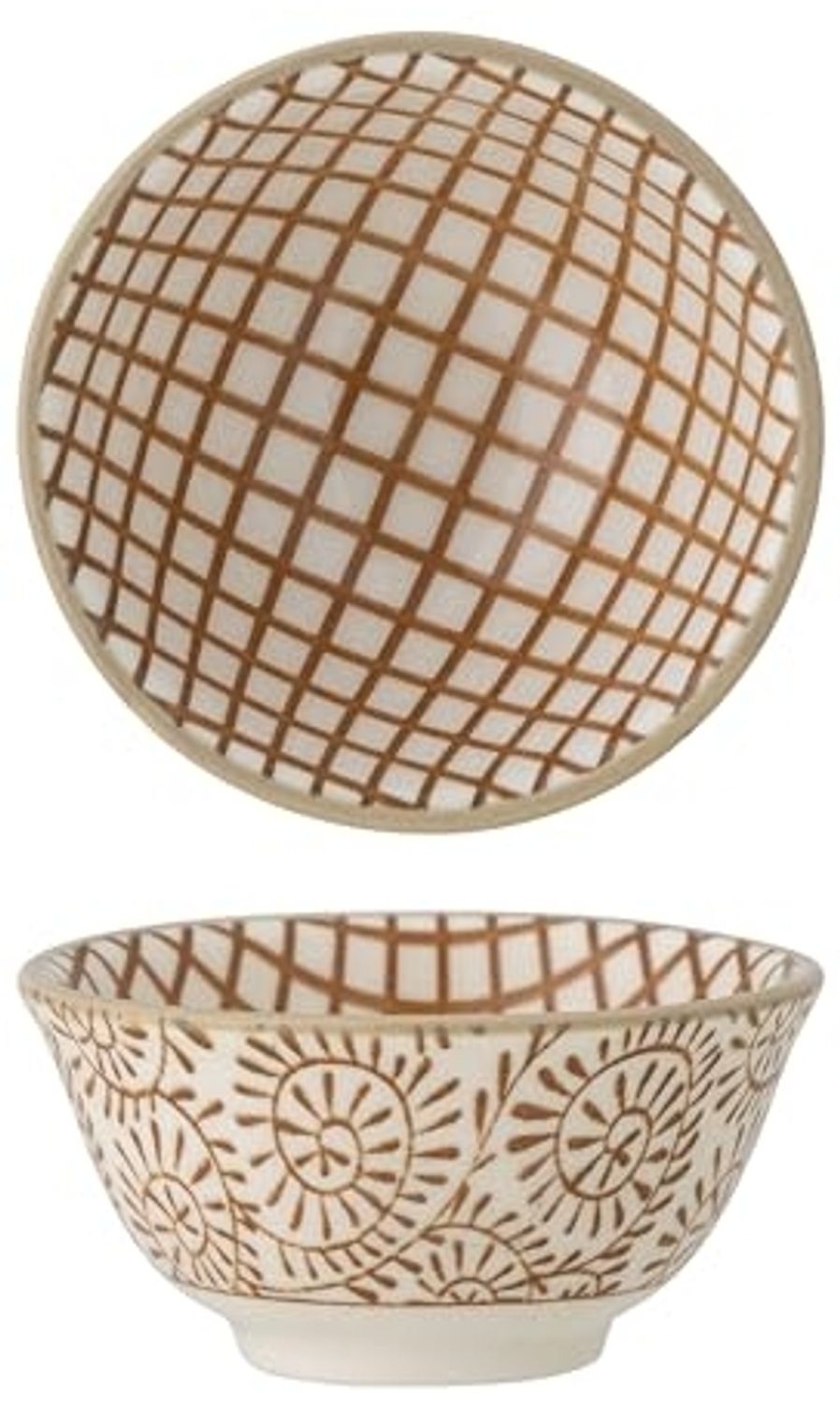 CREATIVE COLLECTION Maple Schale Orange Steingut Bild 1
