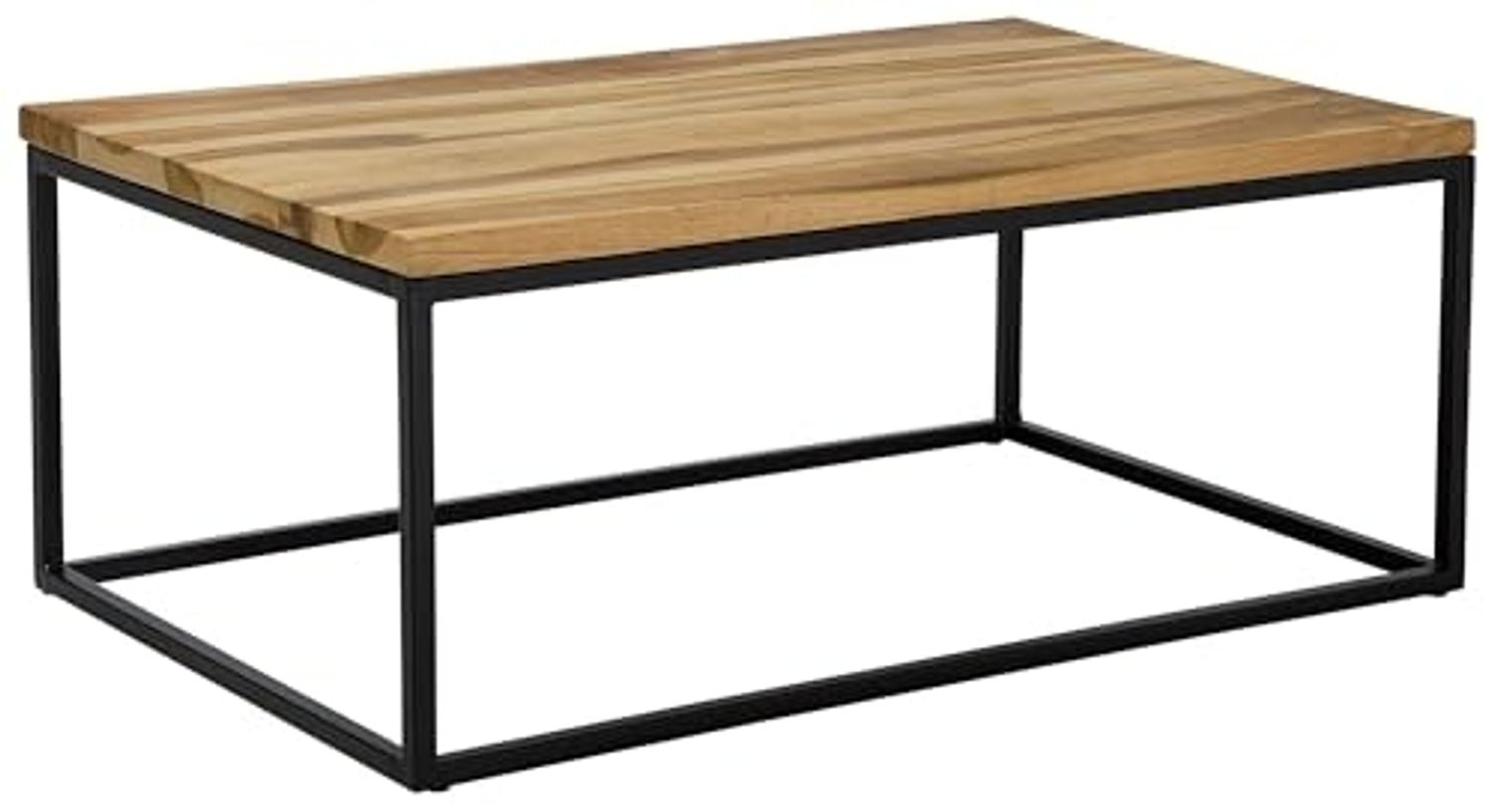 Couchtisch Teakholz hellbraun rechteckig 60x100 cm PROVO II Bild 1